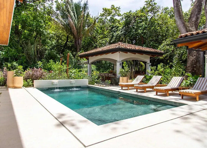 Villa Indigo Coastal -- 3-- 6br Private -- Pool Jungle Blue Zone Living Playa Guiones *