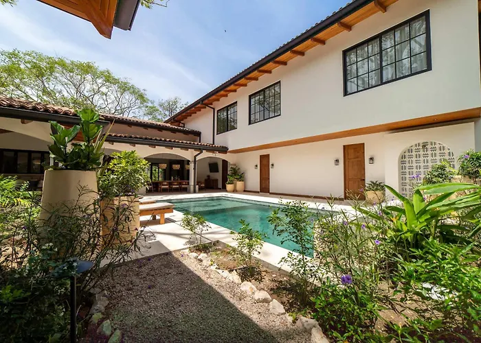 Villa Indigo Coastal -- 3-- 6br Private -- Pool Jungle Blue Zone Living Playa Guiones *