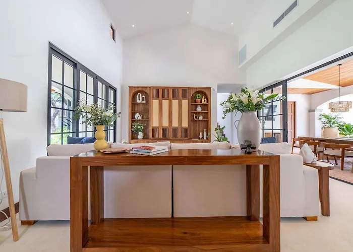 Villa Indigo Coastal -- 3-- 6br Private -- Pool Jungle Blue Zone Living Playa Guiones *