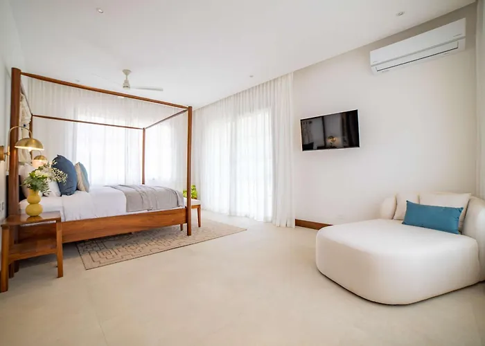 Villa Indigo Coastal -- 3-- 6br Private -- Pool Jungle Blue Zone Living Playa Guiones *