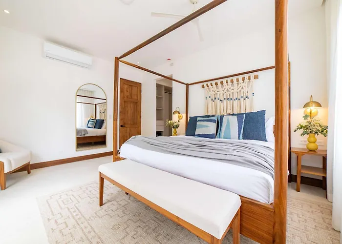 Villa Indigo Coastal -- 3-- 6br Private -- Pool Jungle Blue Zone Living Playa Guiones *
